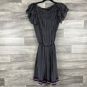 Sophie Max Womens Black‎ Polkadot Mini Dress Size Small